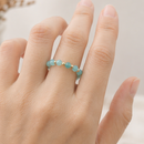 Anillo de Amazonita Facetada