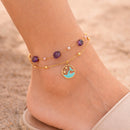 Tobillera Amatista Cielo Nocturno