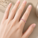 Anillo de Turmalina Rosa