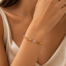 Pulsera de Turmalina Multicolor