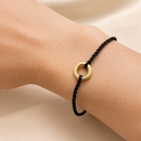 Pulsera Tibetana Abundancia Negra