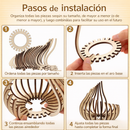 Candelabro de madera