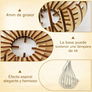 Candelabro de madera