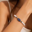 Pulsera Calcedonia Blanca
