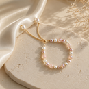 Pulsera Ajustable de Perlas y Cuentas