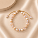 Pulsera Ajustable de Perlas y Cuentas