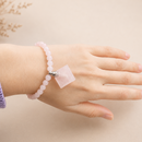 Pulsera Cuarzo Rosa Transmutadora (Rombo)