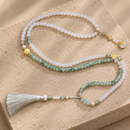 Collar Largo Jade con Borla
