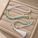 Collar Largo Jade con Borla
