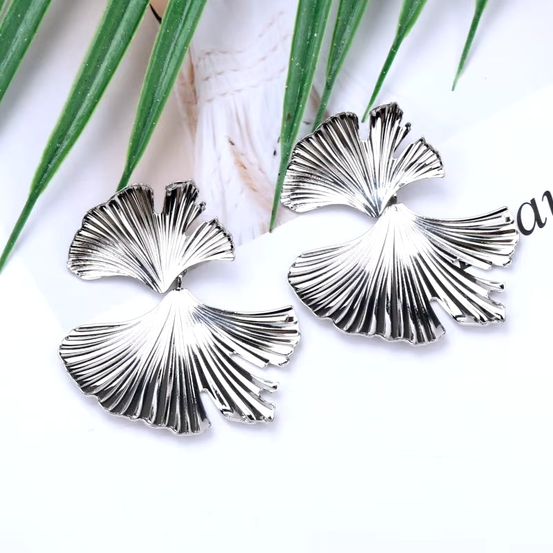 Pendientes Hoja de Ginkgo