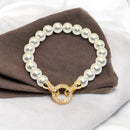 Pulsera aro Aperlado