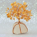 Árbol raíces de la abundancia - Citrino y cuarzo