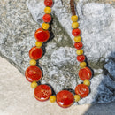 Collar cerámica - Rojo