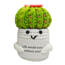 Figura Crochet - Cactus Positivo