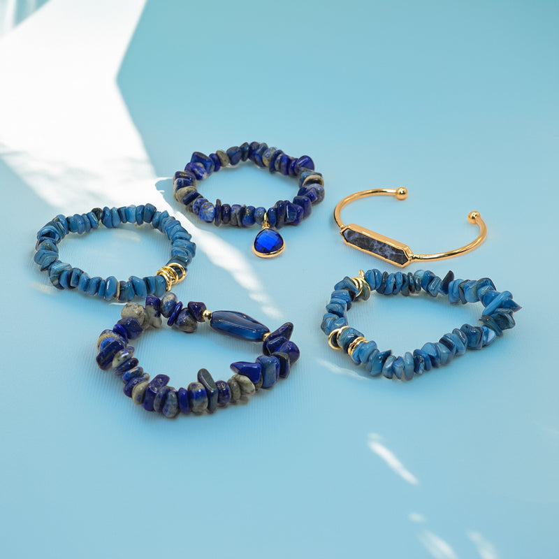 Pulsera Piedras Azules