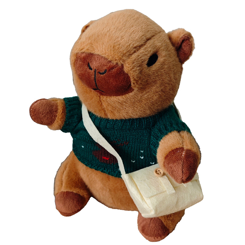 Peluche Coipo Navideño