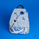 Mochila Flores Azules