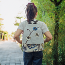 Mochila Flores Azules