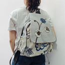 Mochila Flores Azules