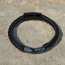 Pulsera Negra Labradorita