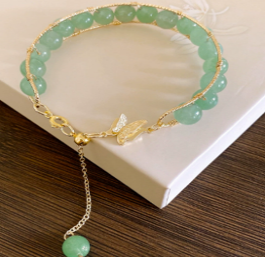 Pulsera Elegancia de Aventurina Verde