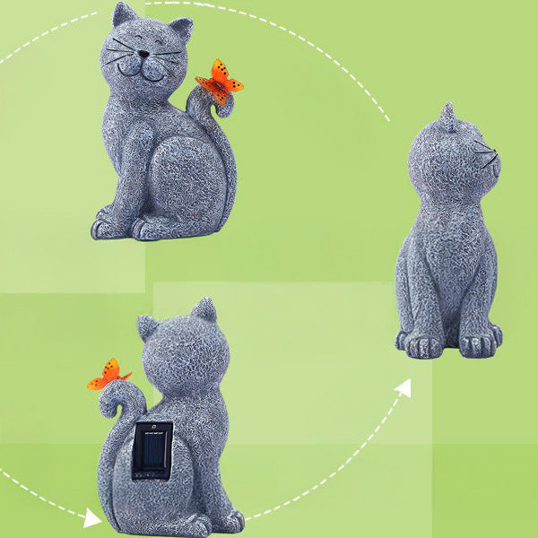 Faro de Jardín - Gatito compañero
