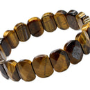 Pulsera Facetada Ojo de Tigre