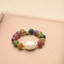 Anillo Turmalinas Multicolor - Perla