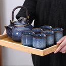 Juego de té - Azul cobalto