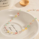 Collar Dorado Cuarzos Multicolor Balance Vitalidad