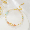 Pulsera Perlada con Cuarzos de colores