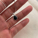 Collar Gota Agata Negra