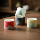 Juego de tazas - Montañas chinas