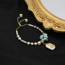 Pulsera Moderna Perlas y Cristales