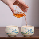 Juego de tazas - Mil millas de ríos y montañas