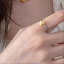 Anillo ajustable – Perla Amarilla