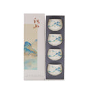 Juego de tazas - Mil millas de ríos y montañas