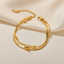Conjunto Cadena Dorada Esferas