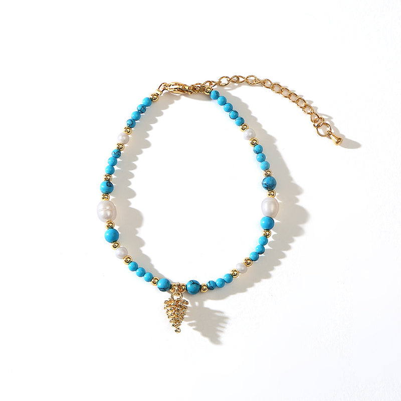 Pulsera Turquesa Piñón