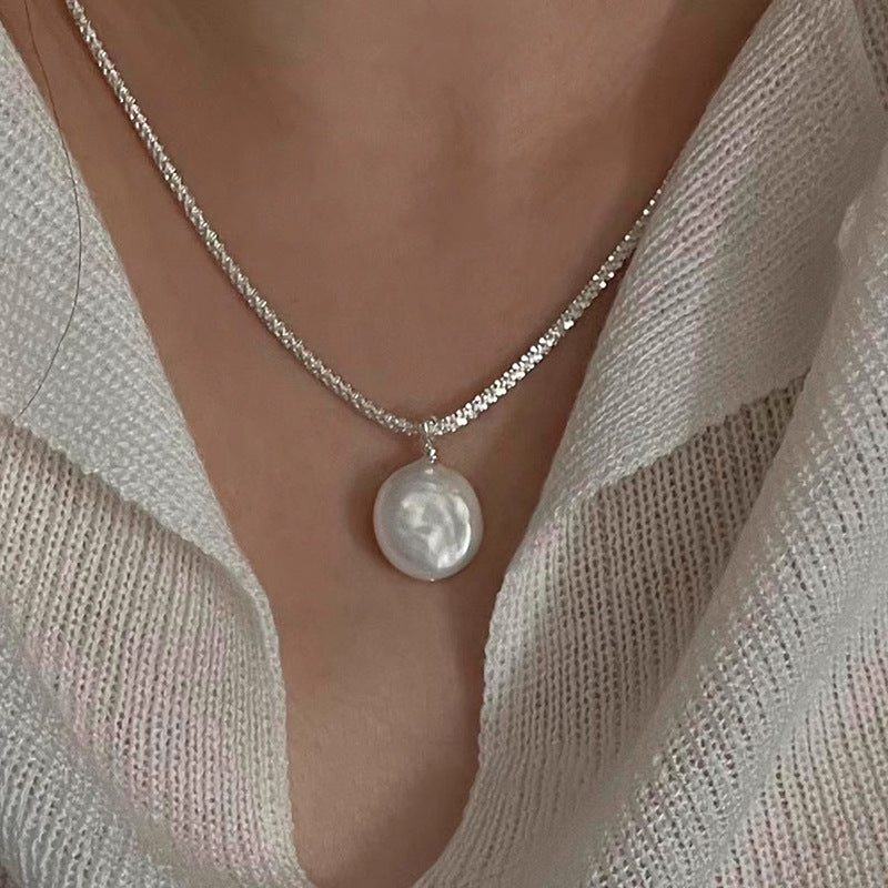 Collar de plata Perla
