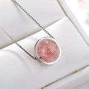 Collar Cuarzo Fresa Amor Y Gratitud