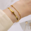 Conjunto Cadena Dorada Esferas