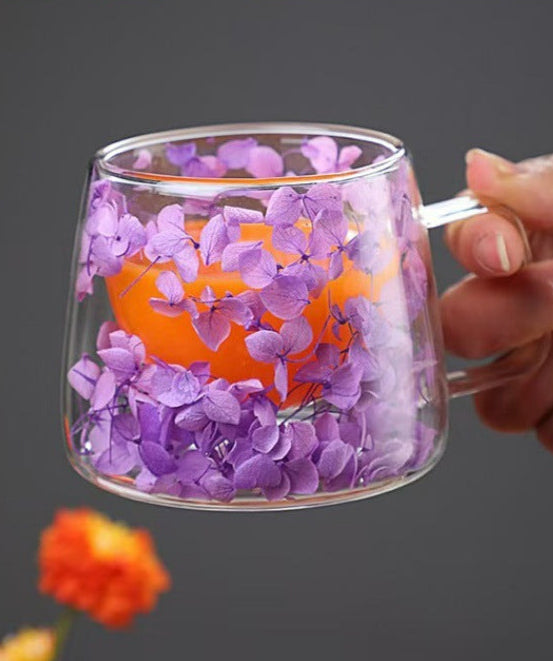 Taza de Flores - Hortensias