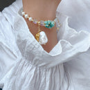 Pulsera Moderna Perlas y Cristales