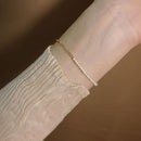 Pulsera Dorada Cadena Fina