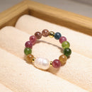 Anillo Turmalinas Multicolor - Perla