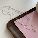 Collar de Plata - Doble capa