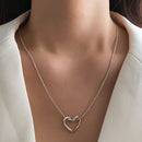 Collar Latido Plateado
