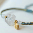 Pulsera Azul Dorada Tulipán