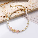 Pulsera Perlada con Cuarzos de colores